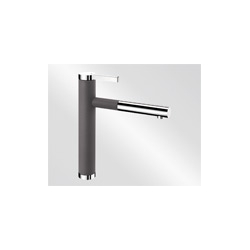 Bateria Blanco LINEE-S Silgranit szarość skały/chrom 518804